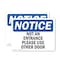 Signmission Not An Entrance Please Use Other Door OSHA Notice Sign, Vinyl Decal, 14in W x 10in L, 2PK OS-2PACK-NS-D-1014-L-15148 - alternate 1